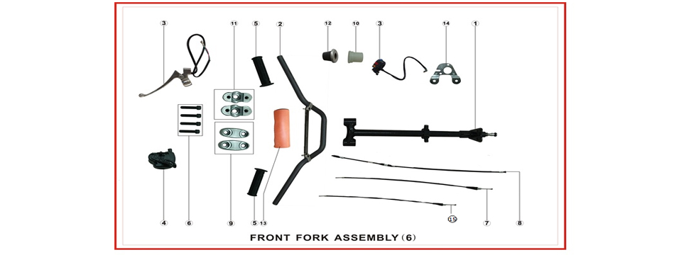 F6 Front Fork Assy 